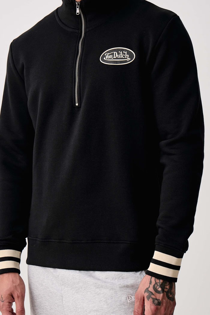 Bluza męska z bawełną Von Dutch VD.1.SWT.ALEC.NR czarny