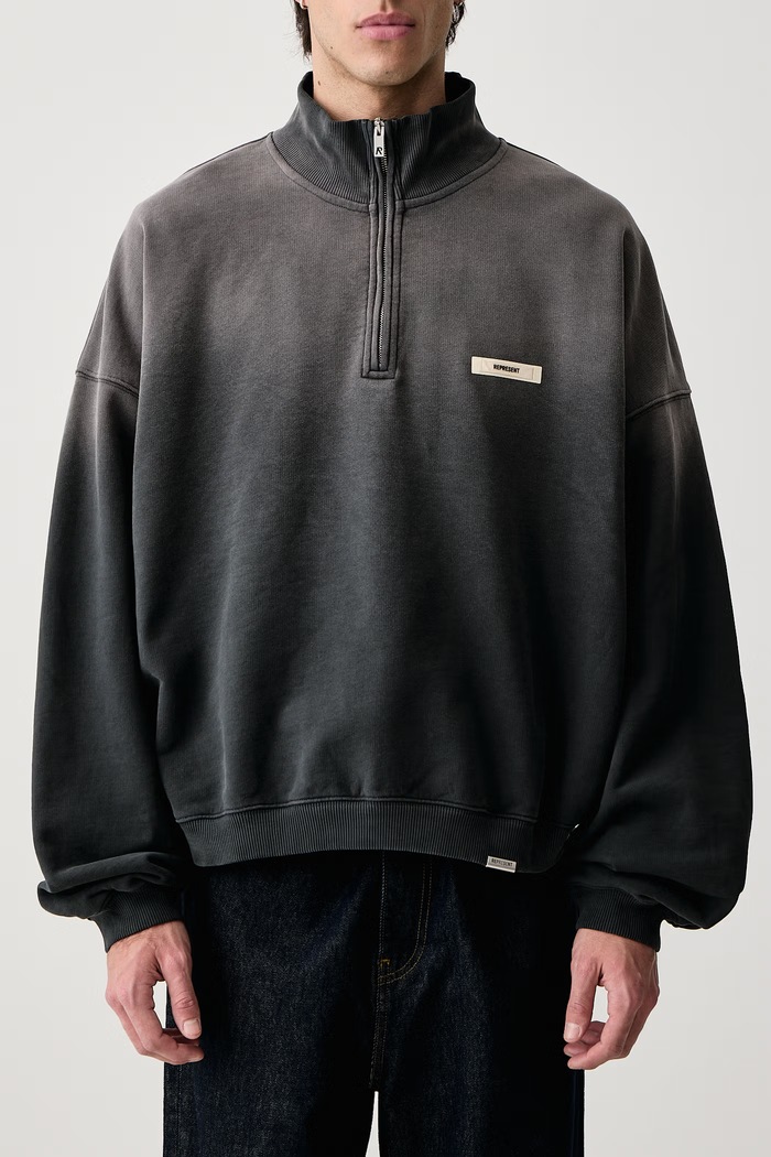 Bluza bawełniana męska Represent szary MLM101161