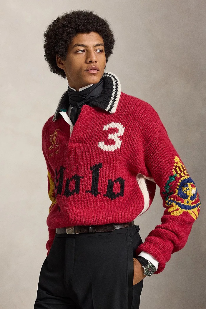 Polo Ralph Lauren Светр вовняний чоловічий червоний 710B28791001