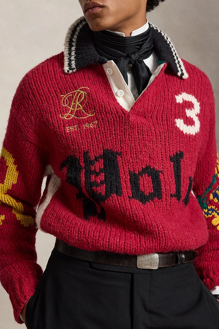 Светр вовняний чоловічий Polo Ralph Lauren 710B28791001 червоний