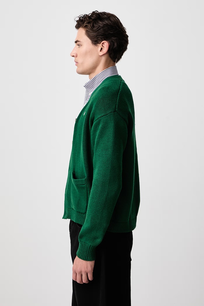 Кардиган бавовняний чоловічий Polo Ralph Lauren 710B13887004 зелений