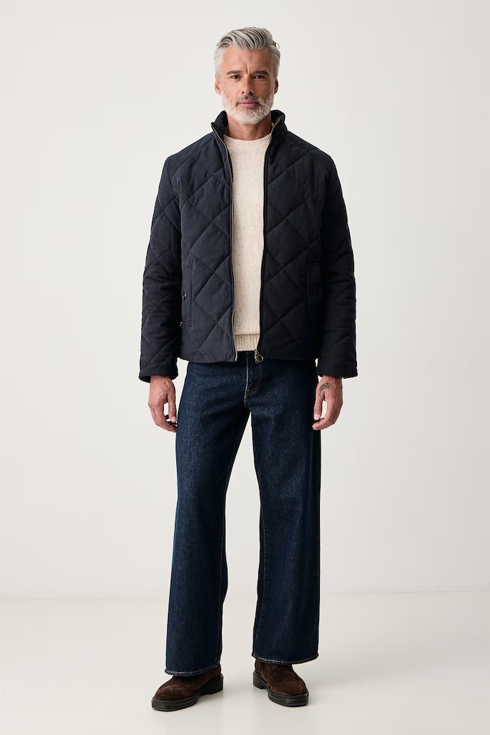MC2 Saint Barth Sweter męski z wełną REGE018 beżowy AW26