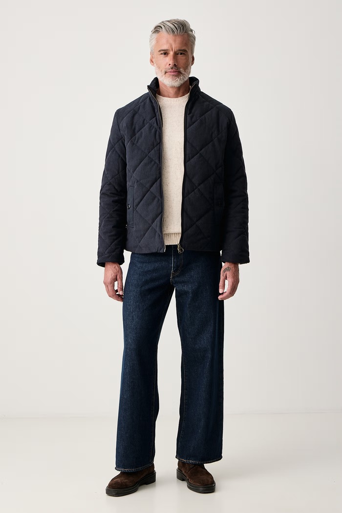 MC2 Saint Barth Sweter męski z wełną REGE018 beżowy AW26