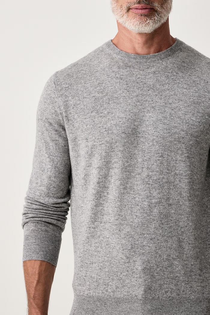 Sweter męski wełniany MC2 Saint Barth REGE008 szary