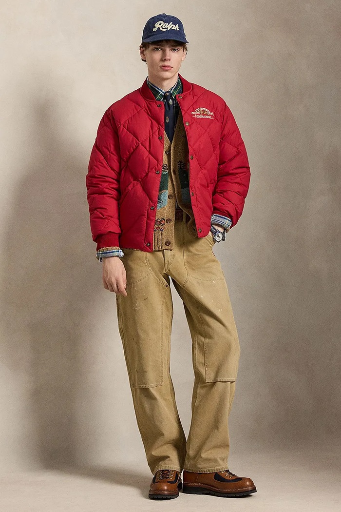 Kardigan wełniany męski Polo Ralph Lauren 710B23902001 beżowy