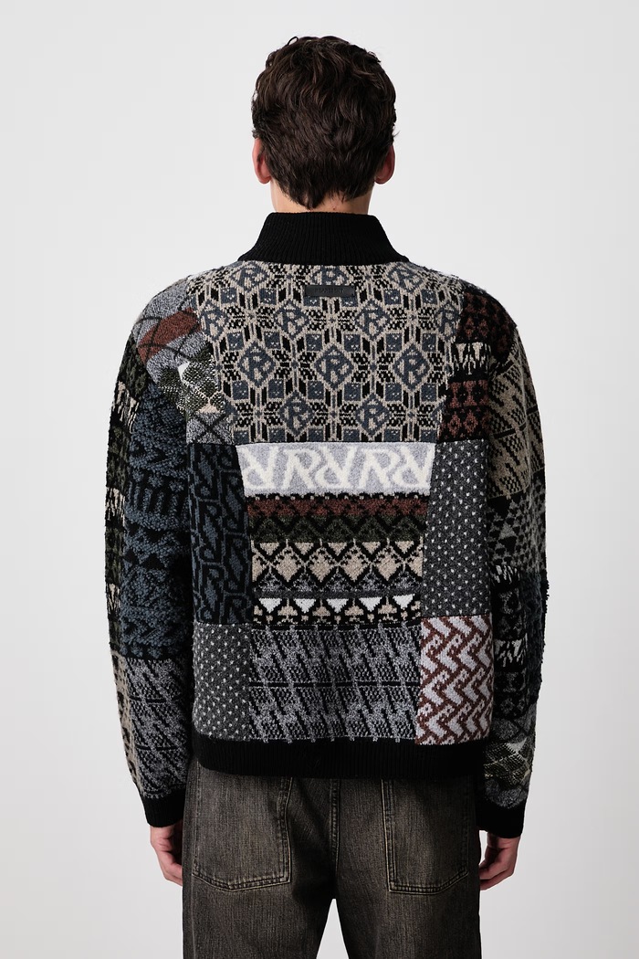 Odzież Represent Sweter z wełną męski MLM101019 multicolor