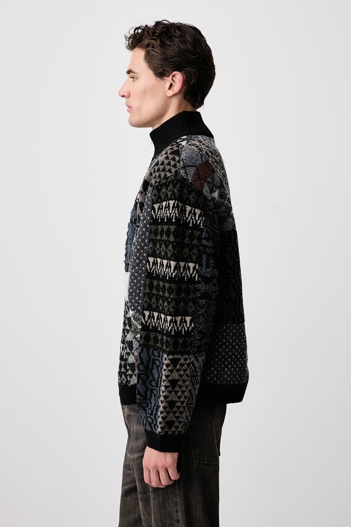 Sweter z wełną męski Represent MLM101019 multicolor