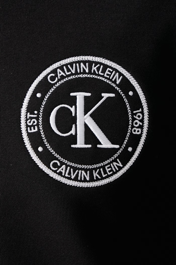 Bluza męska z bawełną Calvin Klein Jeans czarny LV04RH236G