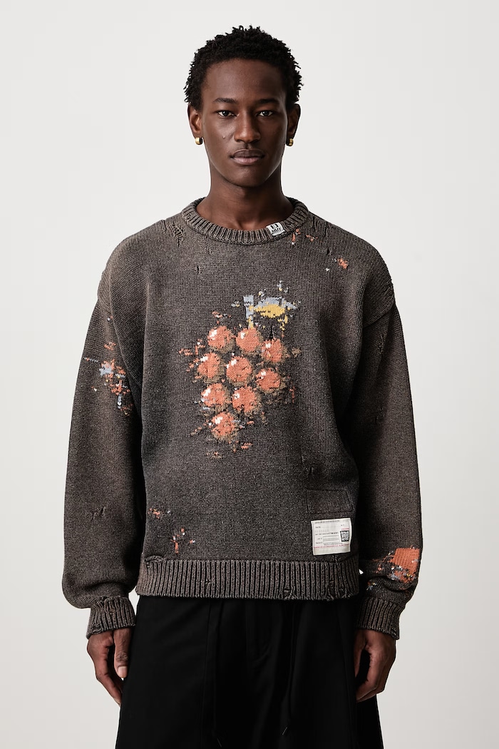 Maison MIHARA YASUHIRO Sweater with wool Men's brown A17SW512