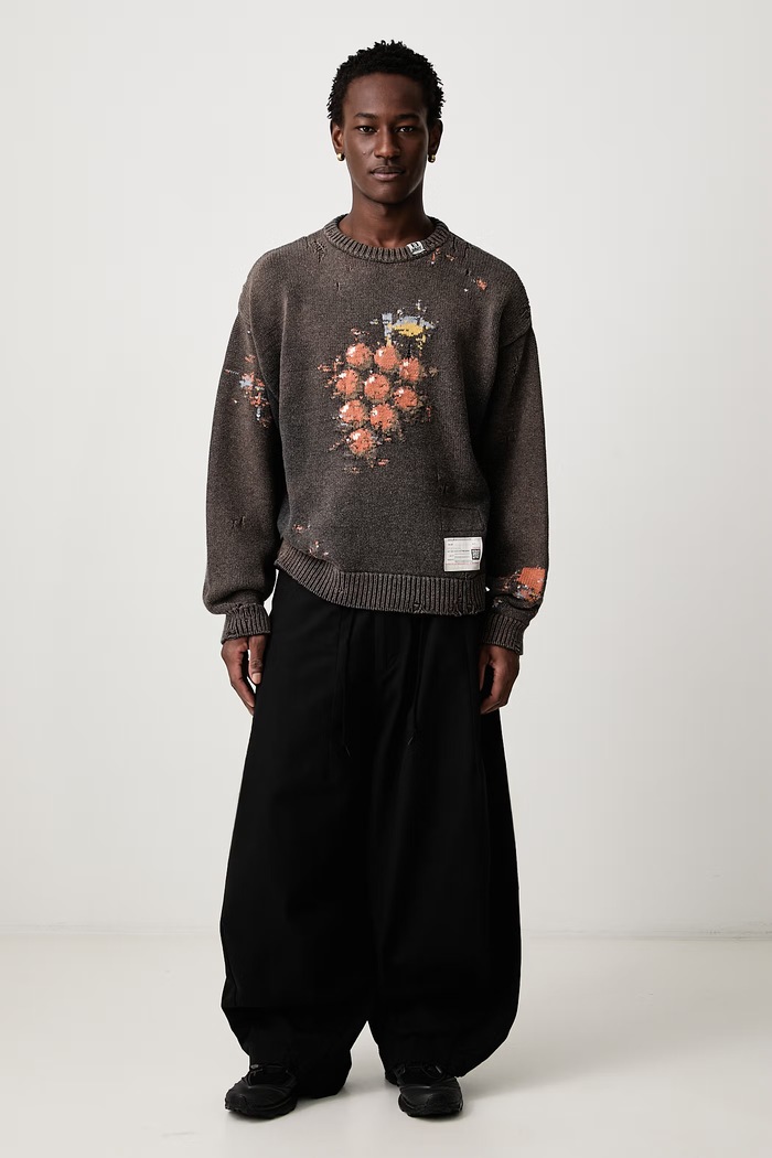 Maison MIHARA YASUHIRO Sweater with wool Men's A17SW512 brown AW26