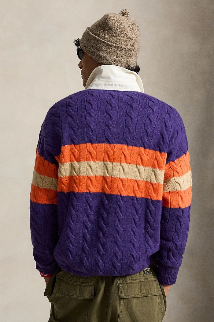 Polo Ralph Lauren Sweter wełniany męski 710B23897001 multicolor AW26