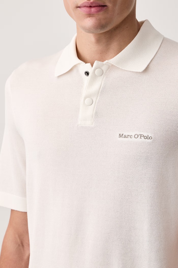Polo męskie bawełniane Marc O'Polo 5000014224 biały