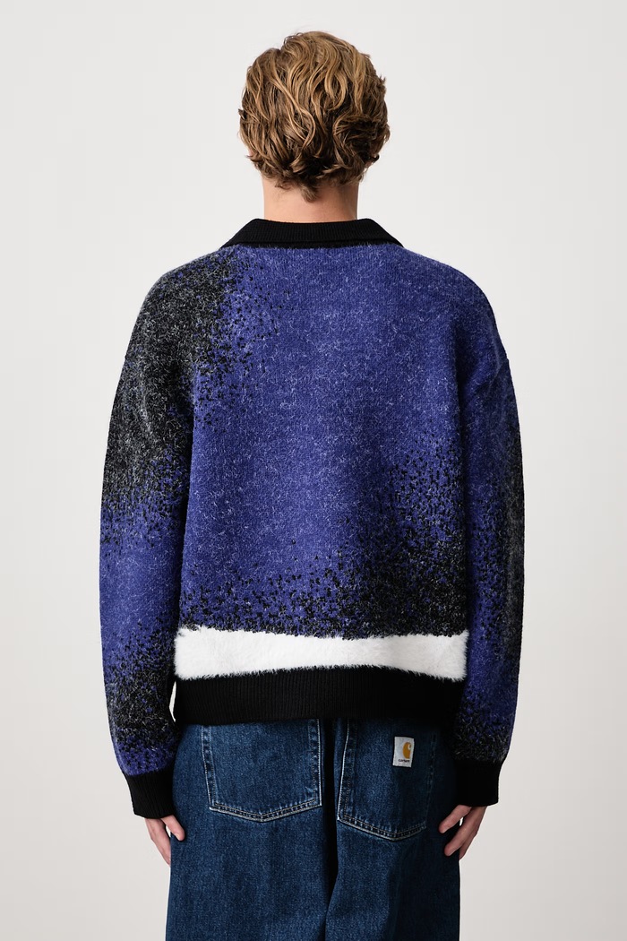 Odzież House of Errors Femme Fatale sweter męski HEFW26SW01707 niebieski