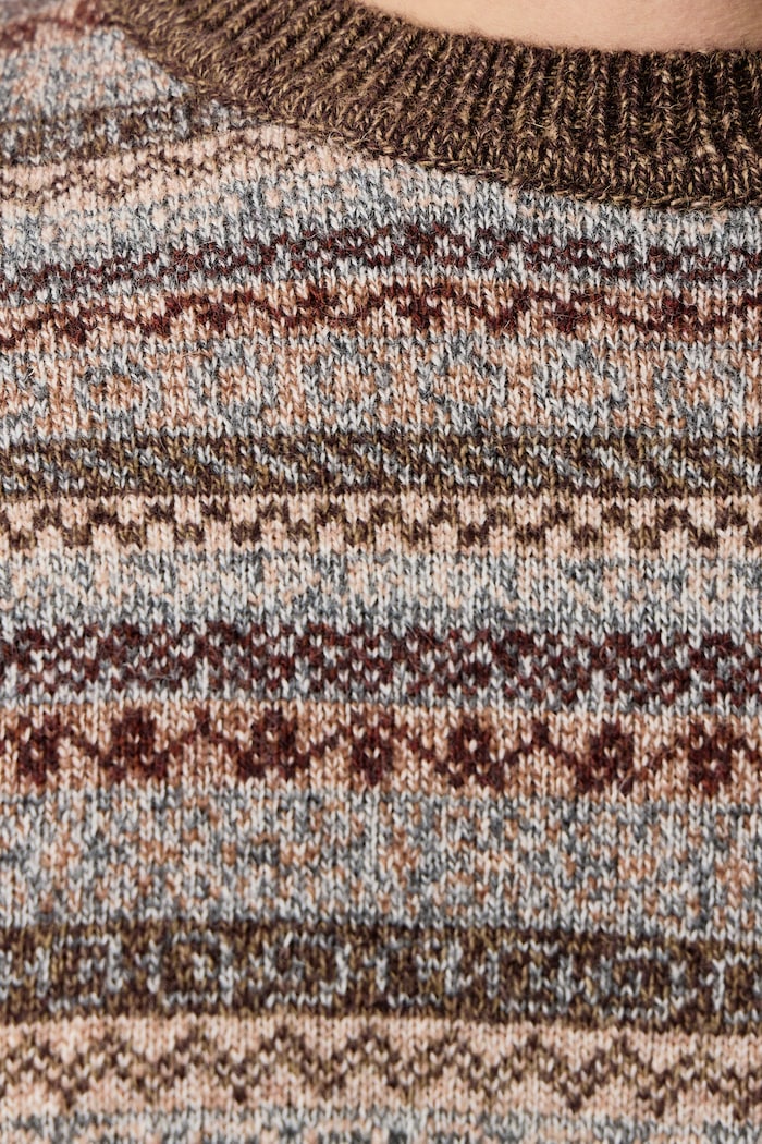 Sweter męski z wełną Lindbergh beżowy 80.805008