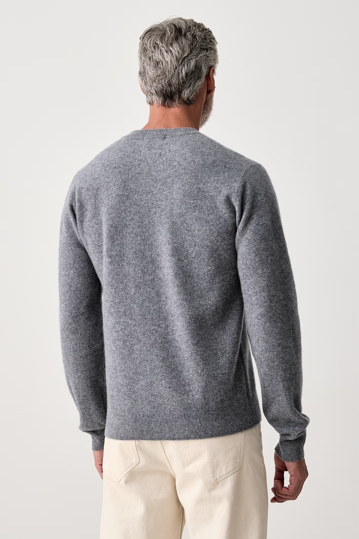 Lindbergh Maglione da uomo in lana 60.825065 grigio AW26