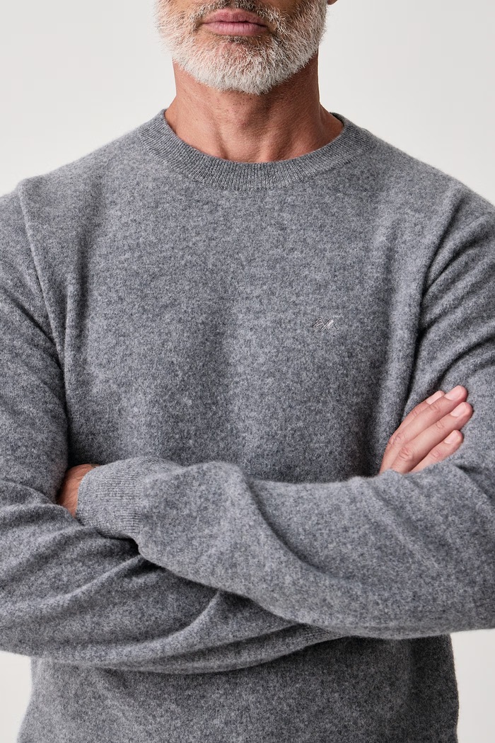 Sweter męski wełniany Lindbergh 30.825065 szary