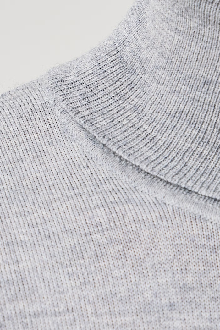 Sweter męski z wełną merino Lindbergh szary 30.81068