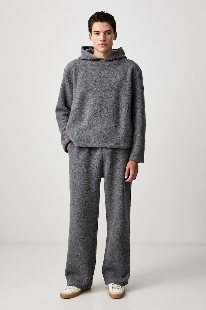 Sunflower Bluza polarowa męska z wełną 2074 szary AW26