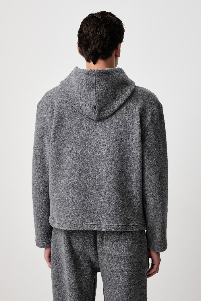 Odzież Sunflower Bluza polarowa męska z wełną 2074 szary