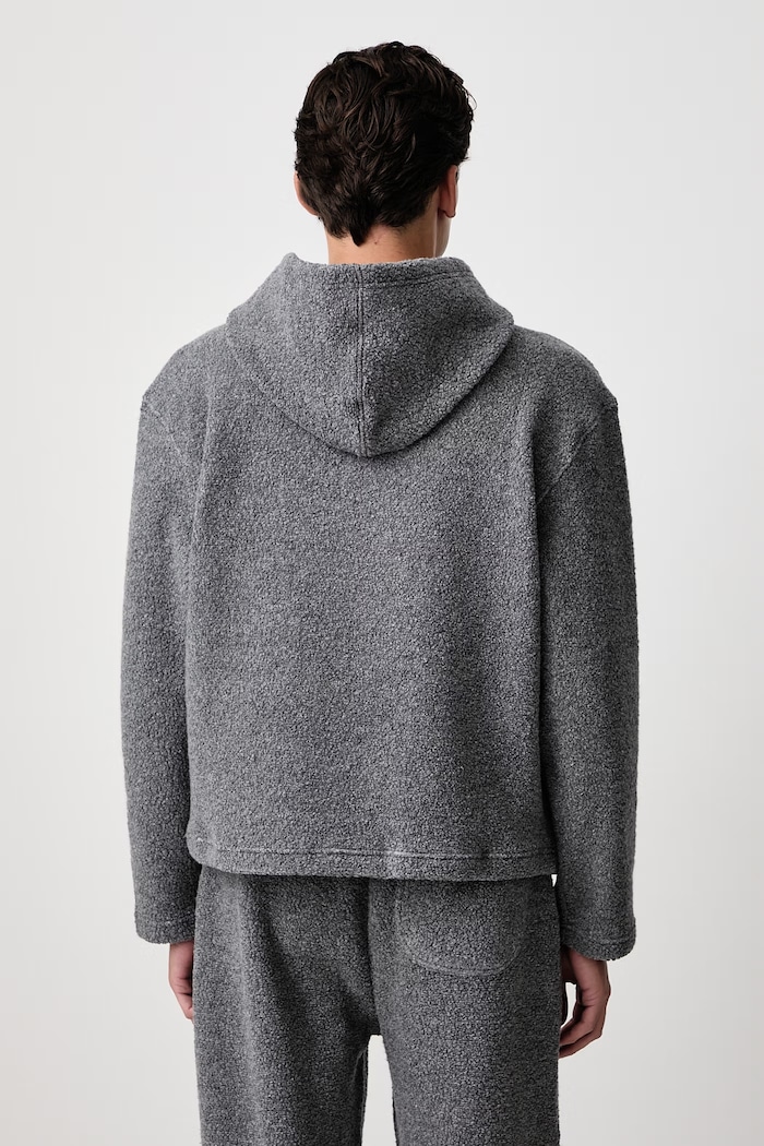 Odzież Sunflower Bluza polarowa męska z wełną 2074 szary