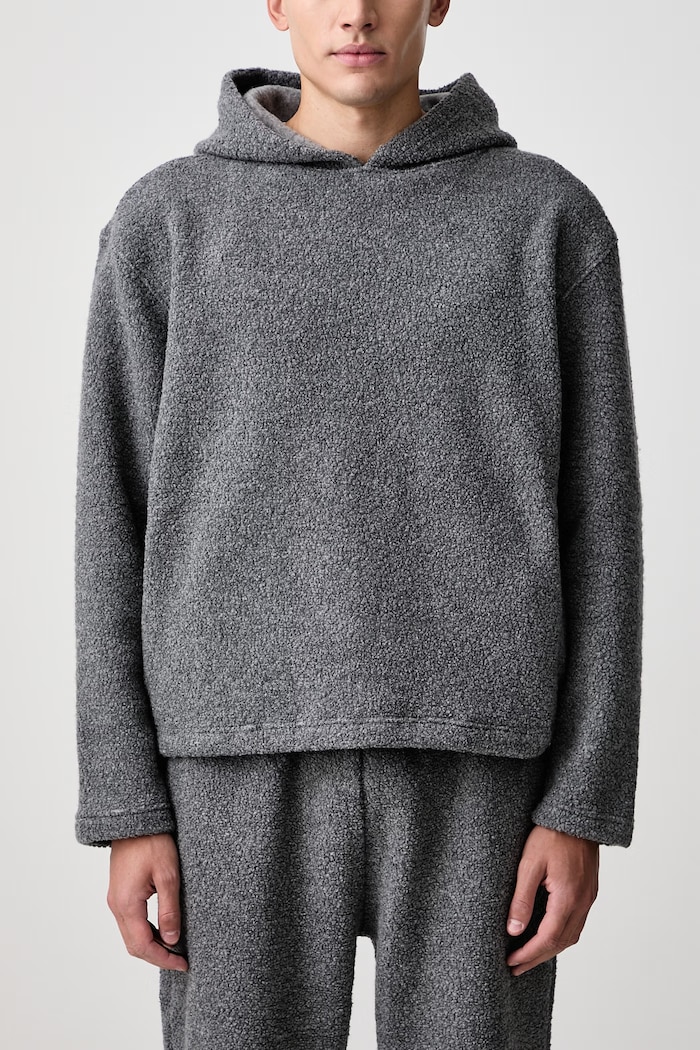 Bluza polarowa męska z wełną Sunflower szary 2074