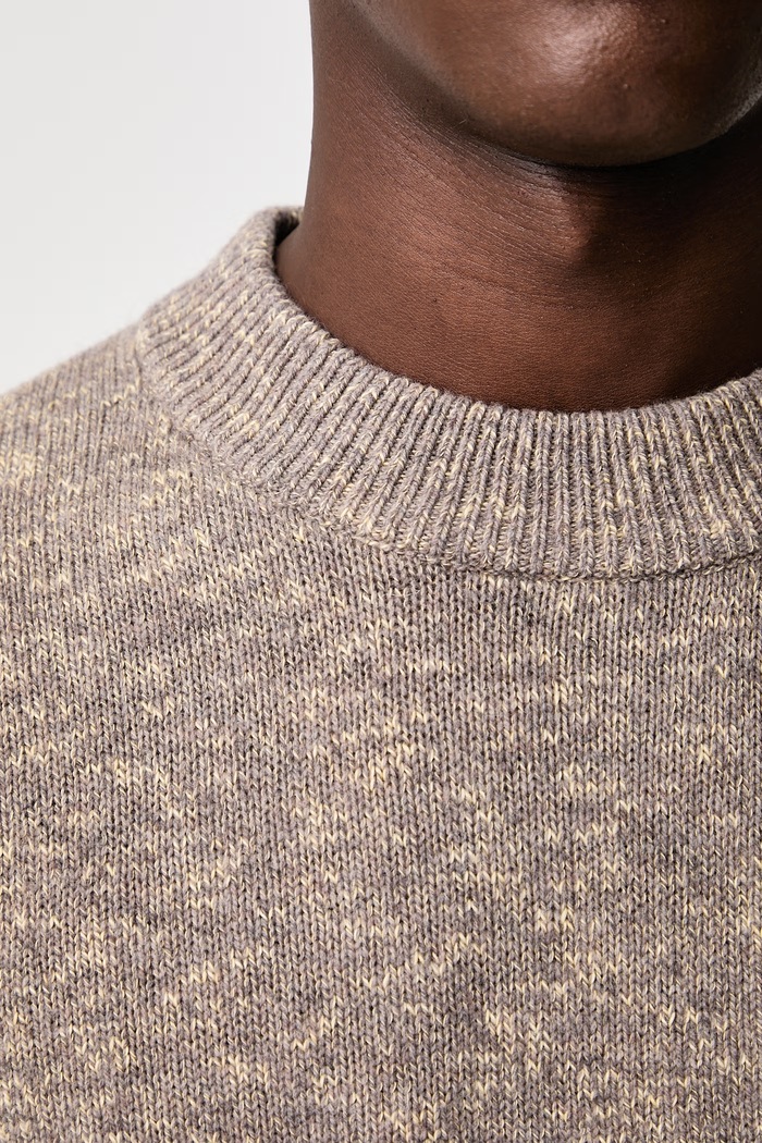 Sunflower Sweter męski z wełną merino Moon Speckled 3090