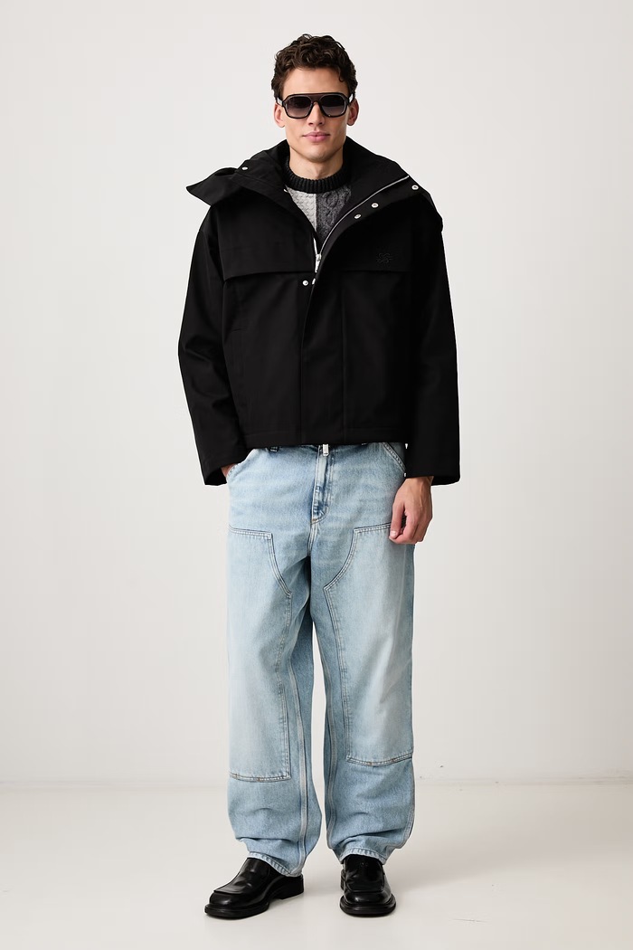 Barbour Sweter z wełną męski MKN1763GY79 szary AW26