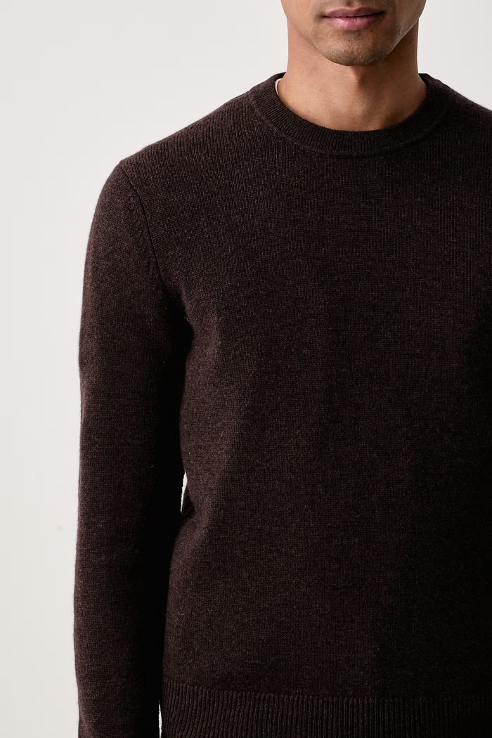 Sweter męski kaszmirowy Vernon rag & bone RH2F26F6MCA brązowy