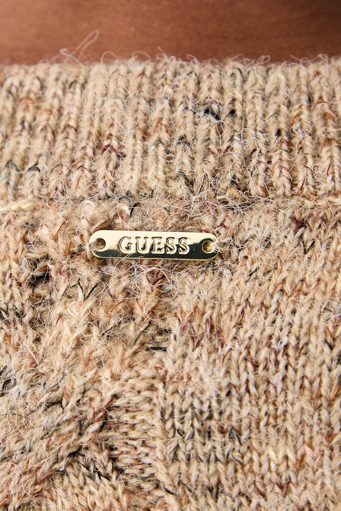 Pulover za muškarce s dodatkom vune Cooper Guess bež M6BR46.Z1664