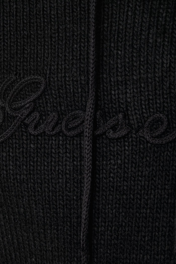 Sweter męski z dodatkiem wełny Guess Jeans czarny M6BR08.Z1231