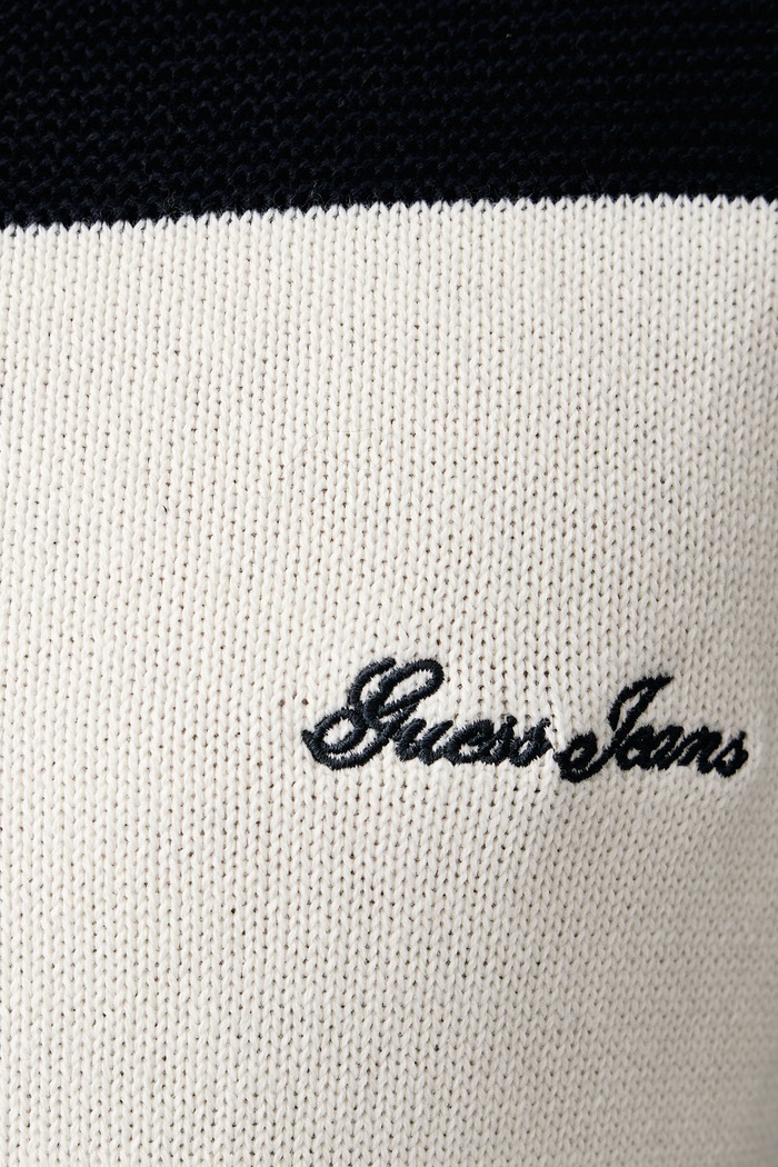 Sweter męski bawełniany Guess Jeans granatowy M6BR03.Z1226