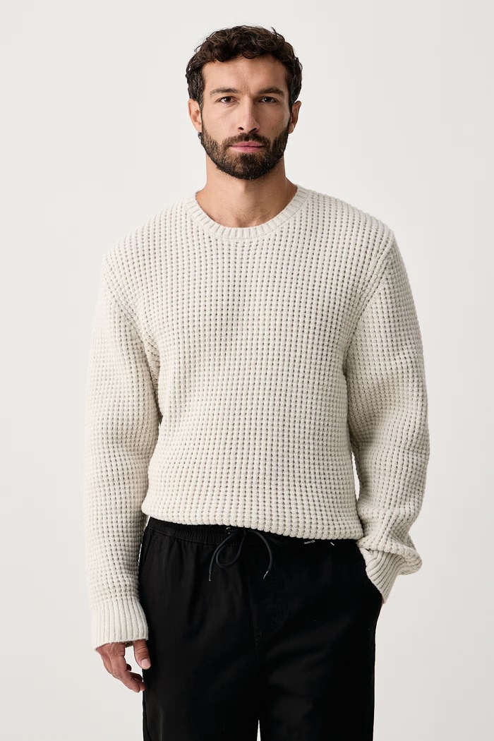 Hurley Sweter męski beżowy MSWE000021