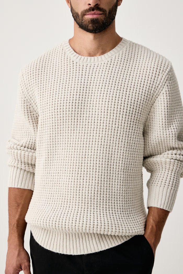 Sweter męski Hurley MSWE000021 beżowy