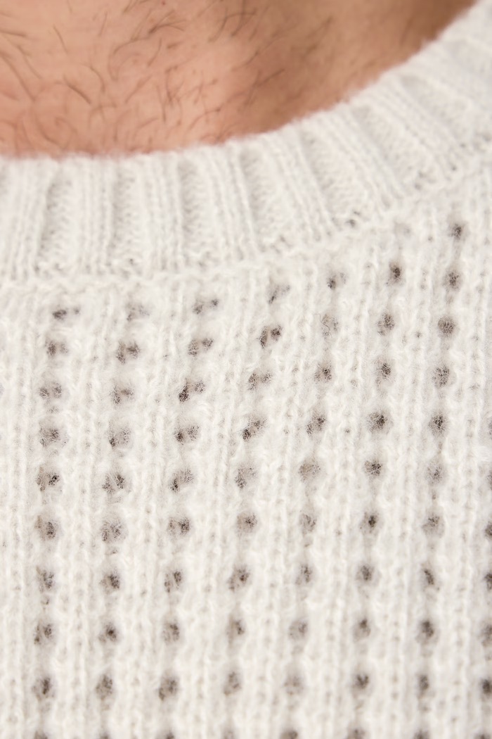 Sweter męski Hurley beżowy MSWE000021