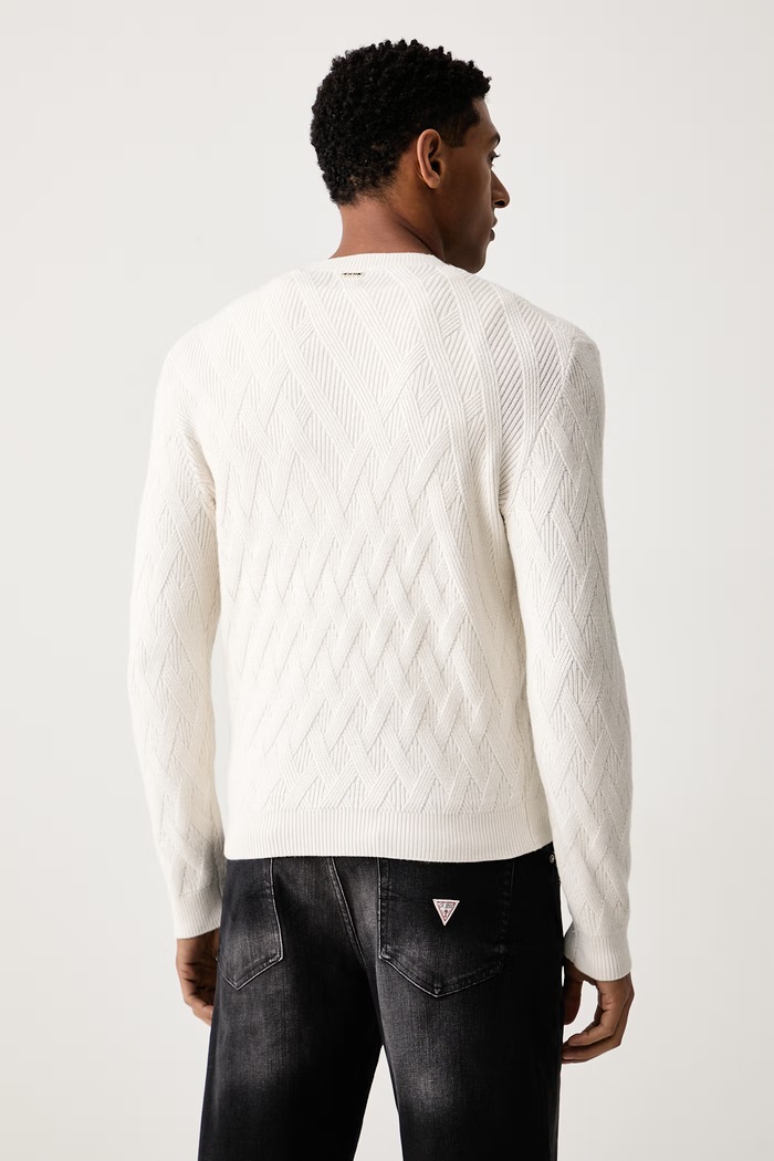 Odjeća Guess Pulover za muškarce s viskozom LIAM M6BR49.Z1667 bež