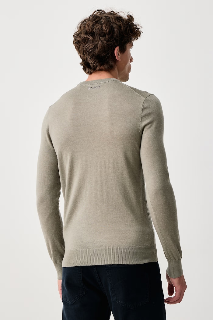 Odzież Guess Sweter męski wełniany NEVEN M6BR40.Z1586 zielony