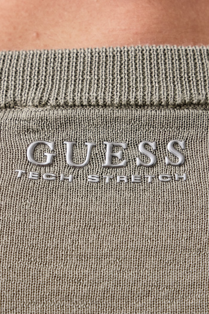 Sweter męski wełniany NEVEN Guess zielony M6BR40.Z1586