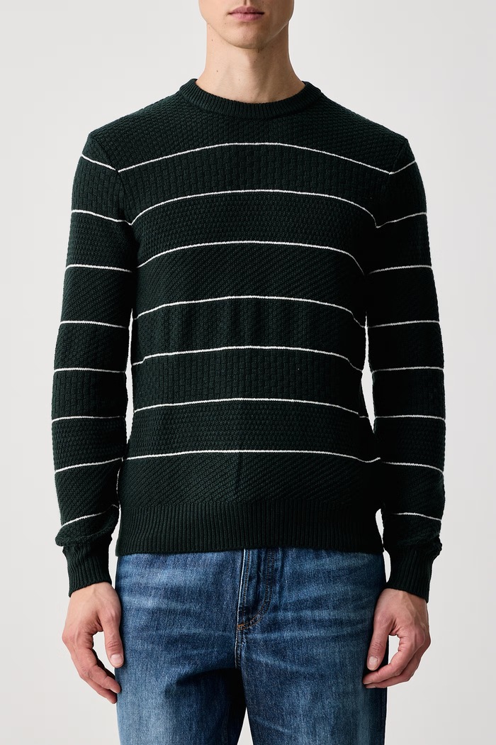 Pulover za muškarce s dodatkom vune NORVAL Guess M6BR37.Z1418 zelena
