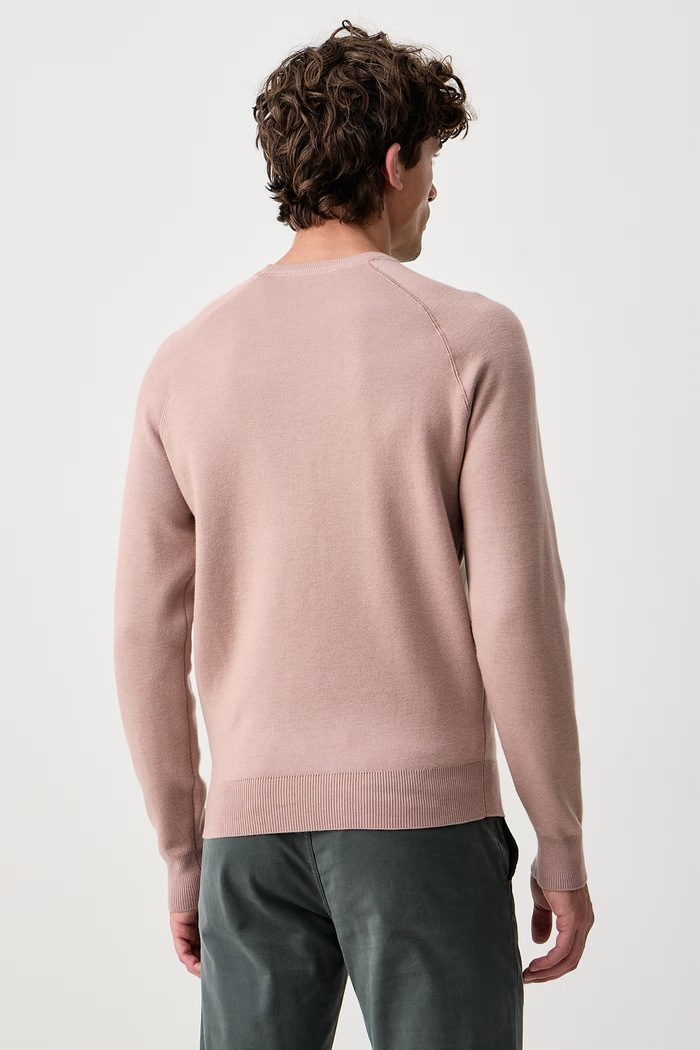 Odzież Guess Sweter męski z dodatkiem wełny NAITO M6BR13.Z1361 różowy
