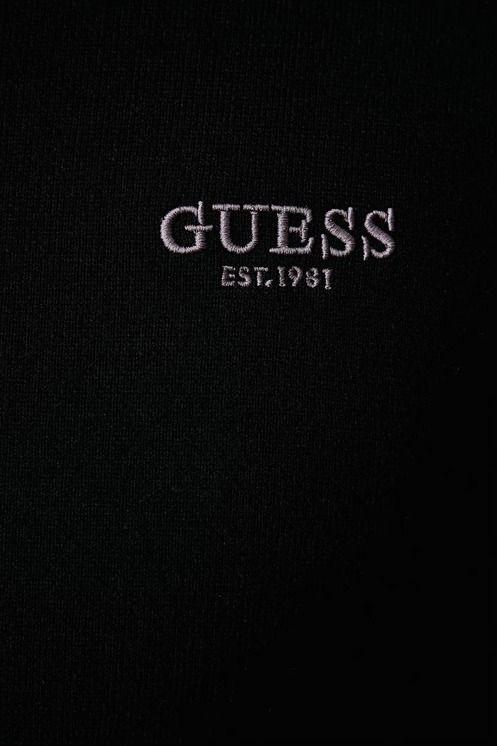 Bluza z kapturem męska z dodatkiem wełny NOLAN Guess czarny M6BR12.Z1360