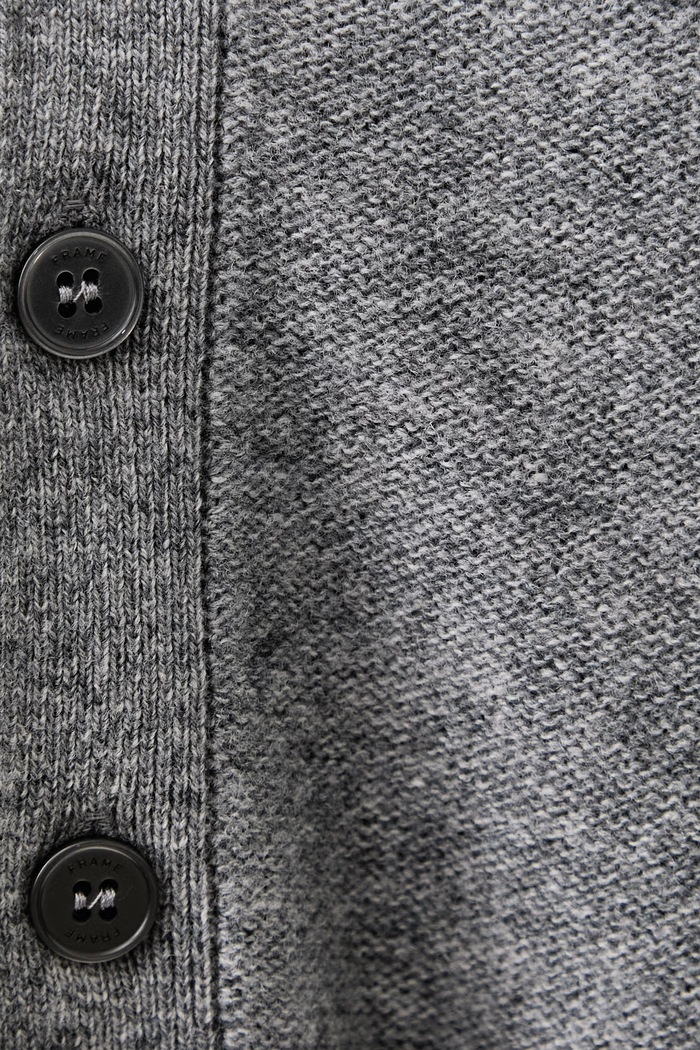 Frame BOILED WOOL POLO SWEATER sweter wełniany męski MF26KSW004
