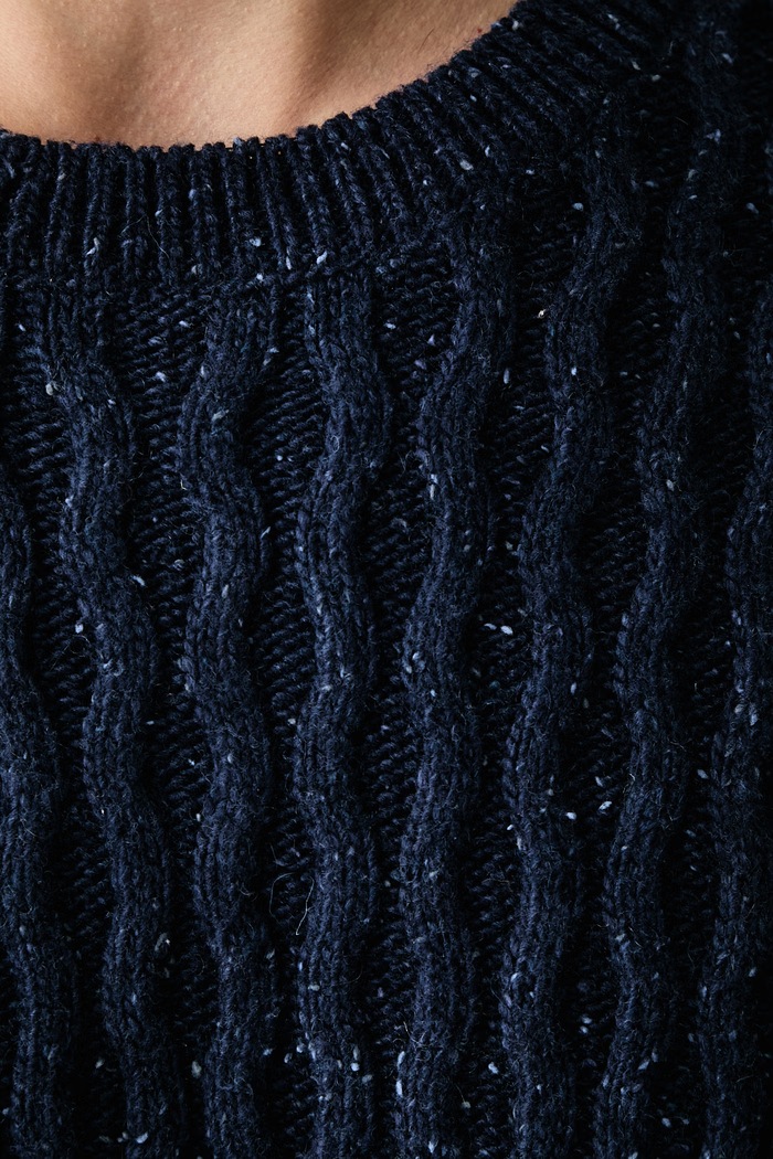 Maglione da uomo con lana PRESIDIO Levi's blu navy 003B6
