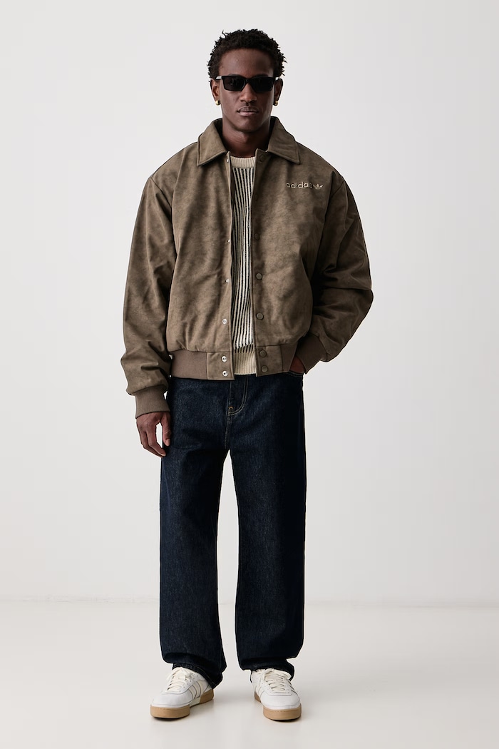 Maison Kitsuné Sweter z wełną męski MRMKJ12KT1217 szary AW26