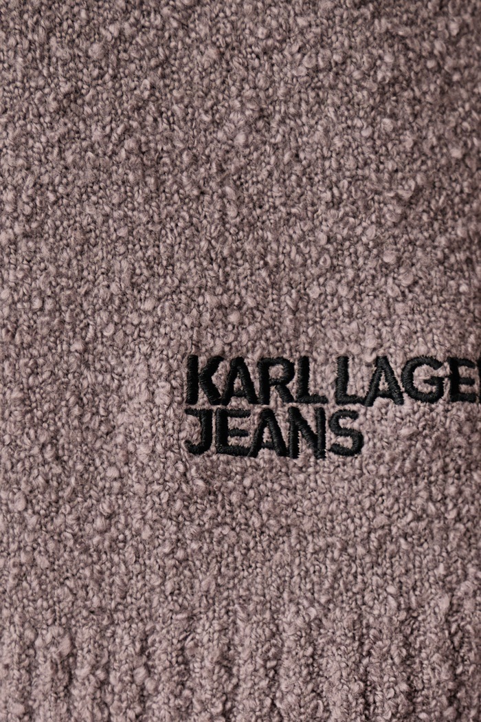 Svetr pánský s bavlnou Karl Lagerfeld Jeans šedá B4M18018