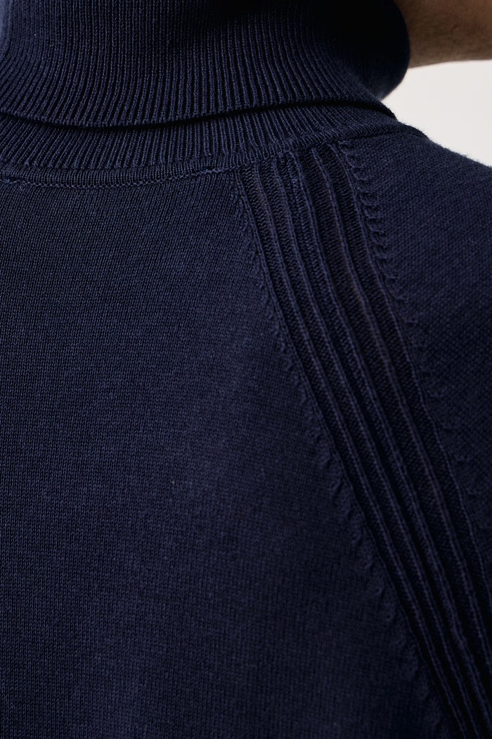 Rolák pánsky bavlnený Karl Lagerfeld Jeans tmavomodrá B3M18001