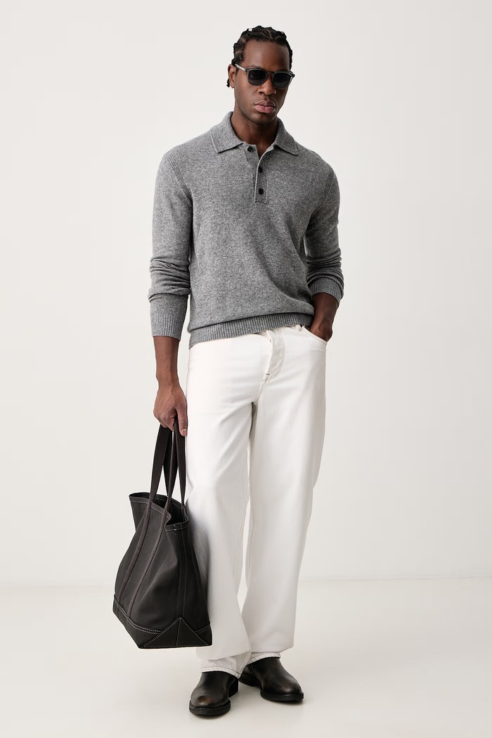 Baldessarini Sweter męski wełniany B4.50057.5259 szary AW26