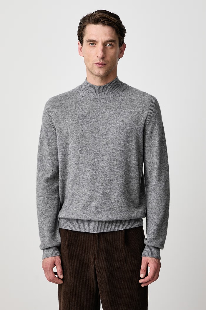 Baldessarini Sweter męski wełniany szary B4.30130.5259