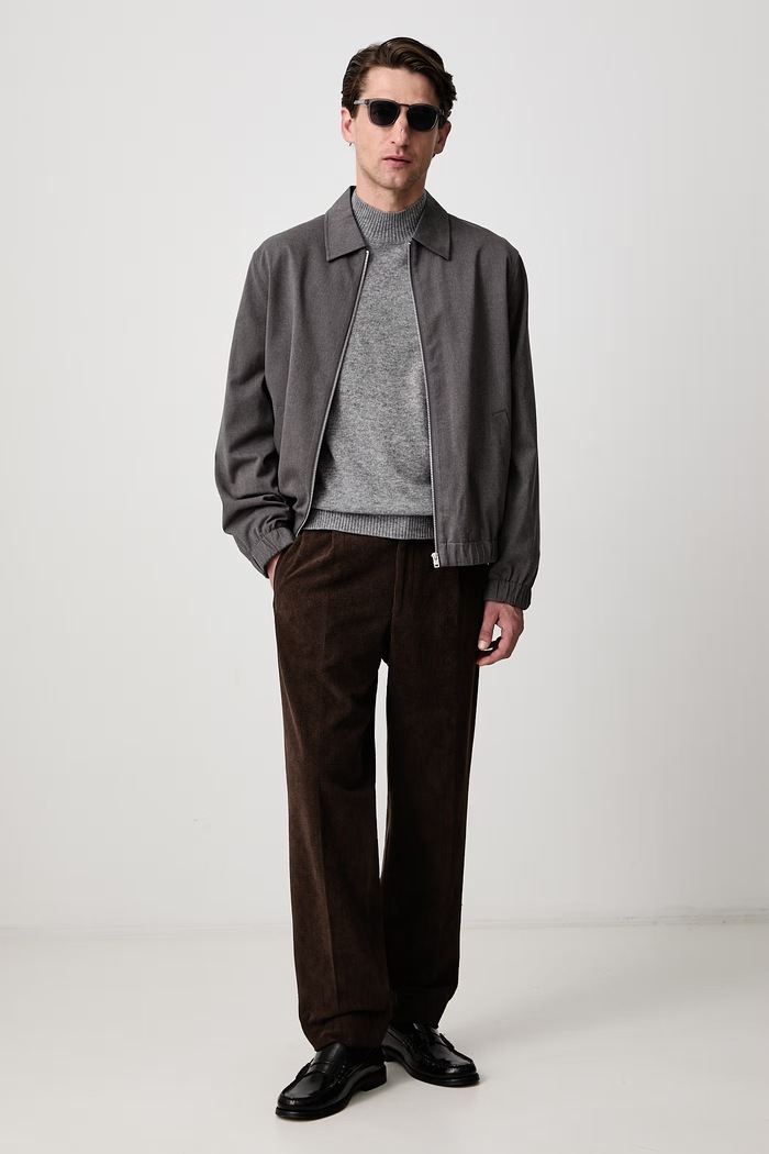 Baldessarini Sweter męski wełniany B4.30130.5259 szary AW26