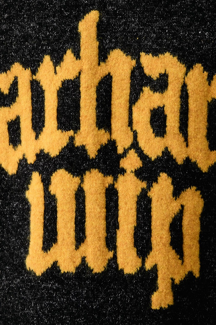 Carhartt WIP Blackletter Sweater sweter męski z dodatkiem wełny I037375