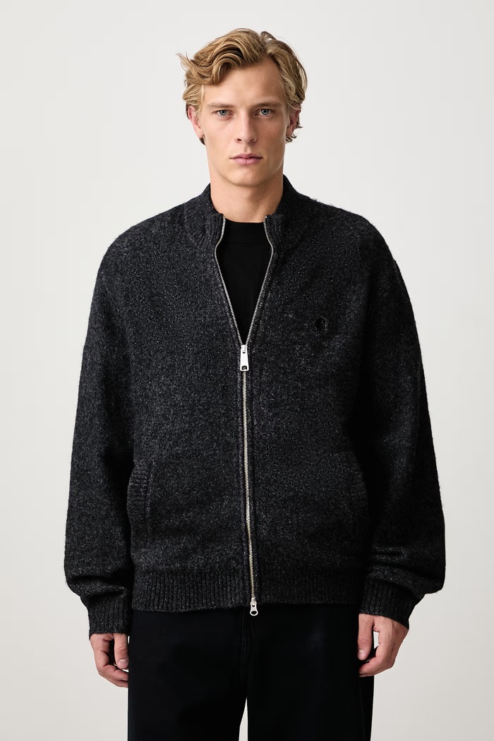 Carhartt WIP Curtis Sweater Jacket sweter rozpinany męski czarny I037033